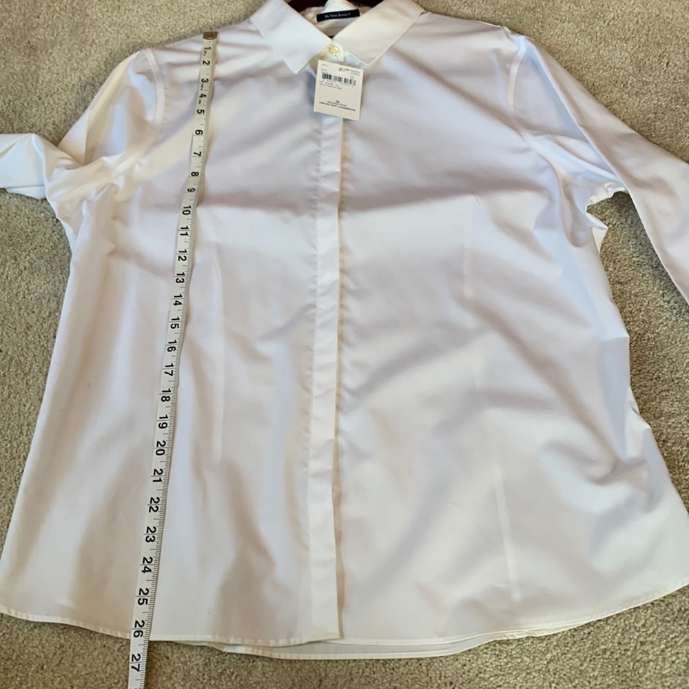 NWT White Button Down Shirt